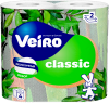 Туалетная бумага Veiro Classic Белая 2 слоя 4 рулона
