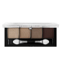 LUXVISAGE Тени для век  Glam Look (4-х цветные) 07 08 Ореховый тауп