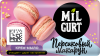 Твердое крем-мыло "MILGURT" Персиковый макарун, 90 г